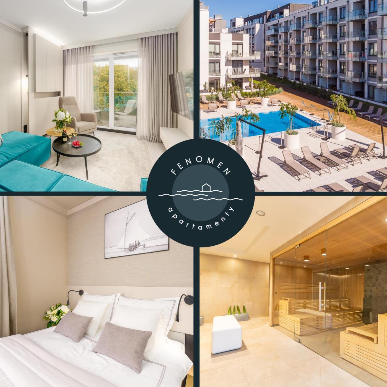 Apartamenty Fenomen - Premium Park & Sea, Nadmorskie Tarasy Free Parking, Swimming Pool, Sauna And Other! Kołobrzeg Exteriör bild